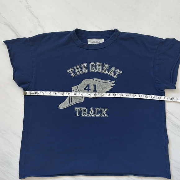 VGUC The Great 
Raw Edge Boxy Tee 
Size Small 1 Track & Field - Picture 2 of 6